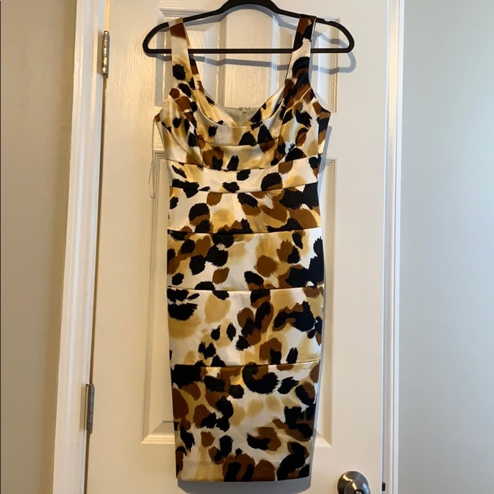 Leopard print party dress